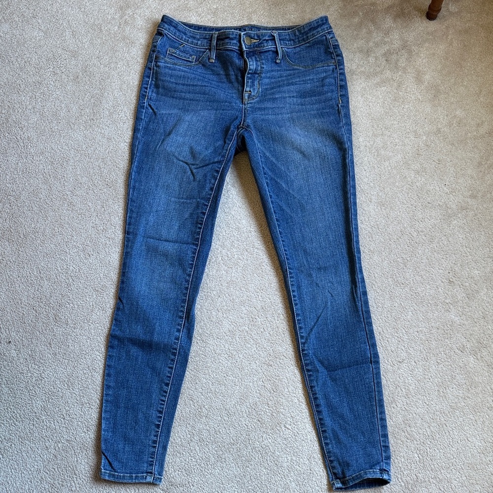 Mossimo Supply Co. Women's Blue Skinny Jeans